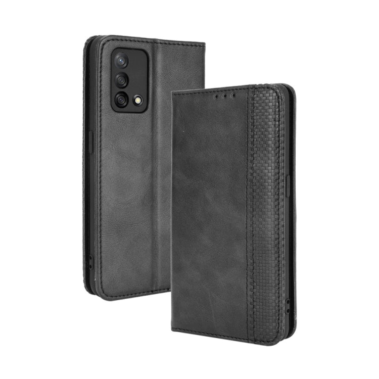 Magnetic Buckle Retro Crazy Horse Texture Horizontal Flip Leather Case with Holder & Card Slots & Photo Frame