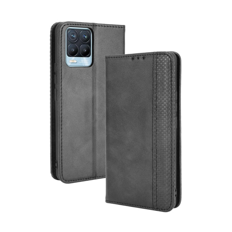 Magnetic Buckle Retro Crazy Horse Texture Horizontal Flip Leather Case with Holder & Card Slots & Photo Frame