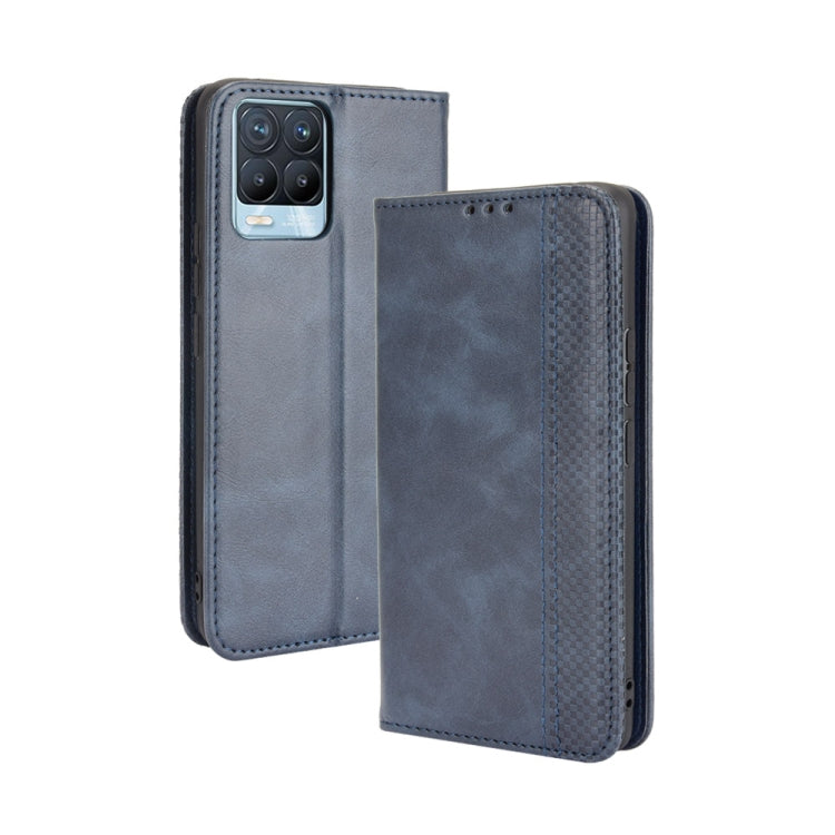 Magnetic Buckle Retro Crazy Horse Texture Horizontal Flip Leather Case with Holder & Card Slots & Photo Frame
