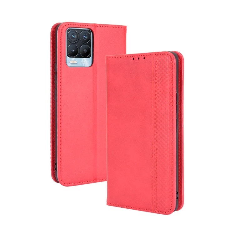 Magnetic Buckle Retro Crazy Horse Texture Horizontal Flip Leather Case with Holder & Card Slots & Photo Frame