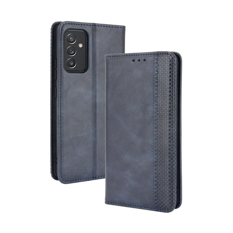 Magnetic Buckle Retro Crazy Horse Texture Horizontal Flip Leather Case with Holder & Card Slots & Photo Frame