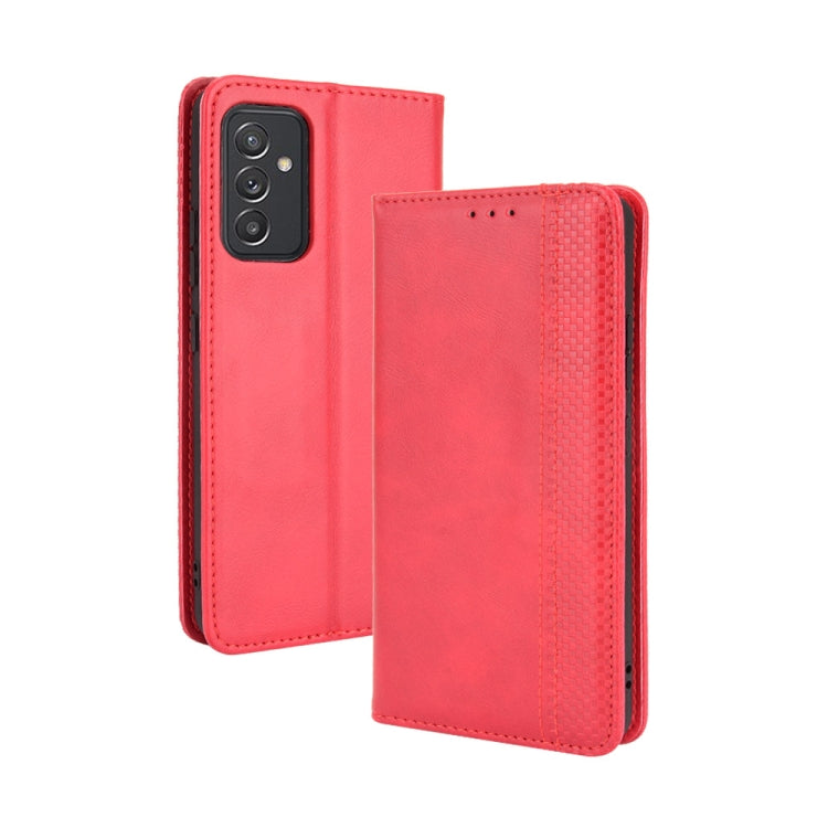 Magnetic Buckle Retro Crazy Horse Texture Horizontal Flip Leather Case with Holder & Card Slots & Photo Frame