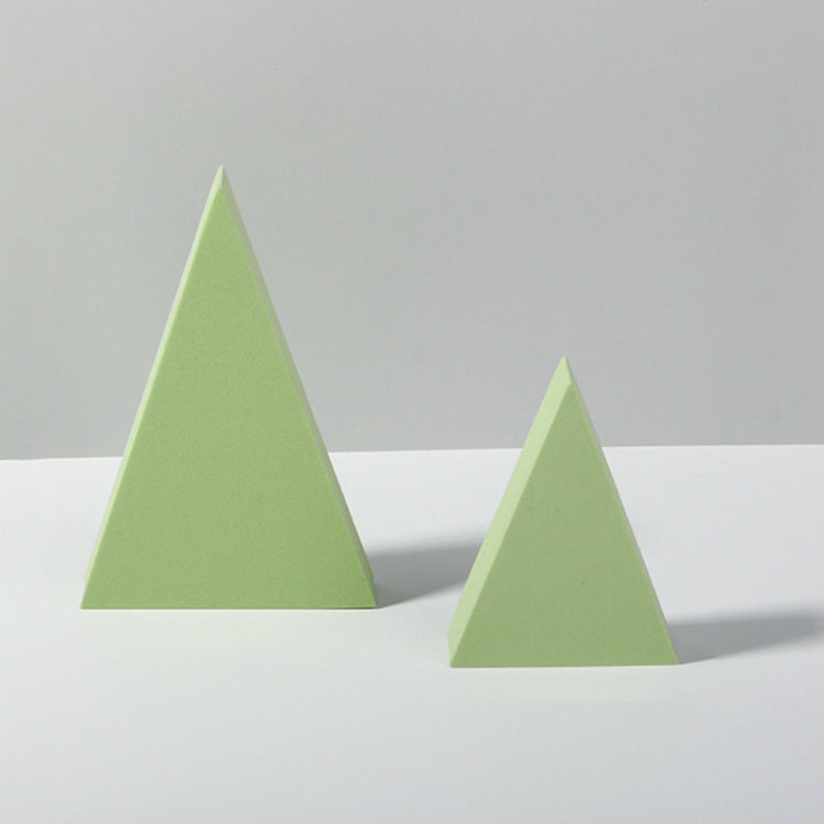 Geometric Cube Solid Color Photography Photo Background Table Shooting Foam Props — Green