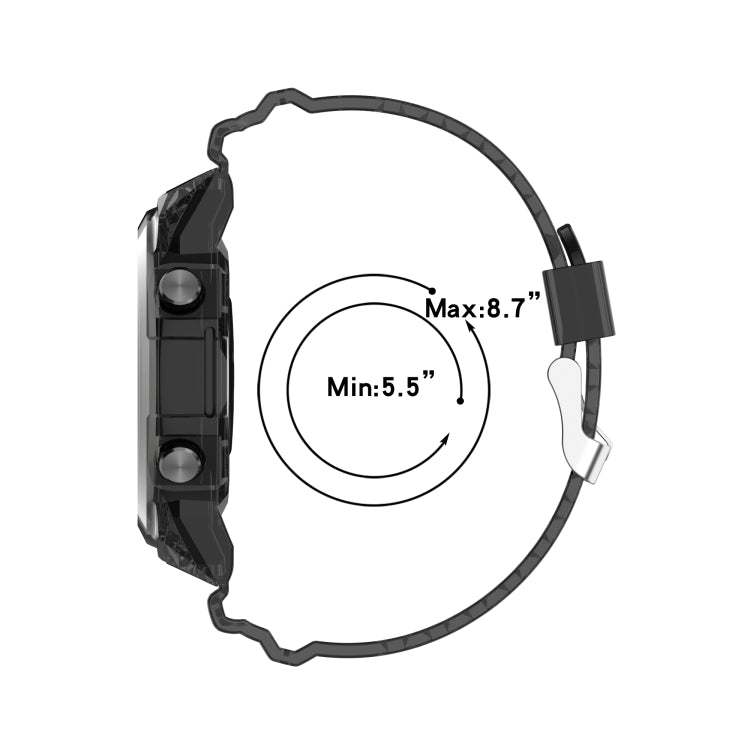 Silicone Integrated Translucent Replacement Strap Watchband
