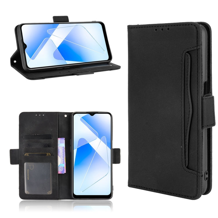 Skin Feel Calf Pattern Horizontal Flip Leather Case with Holder & Card Slots & Photo Frame — For Rakuten BIG S