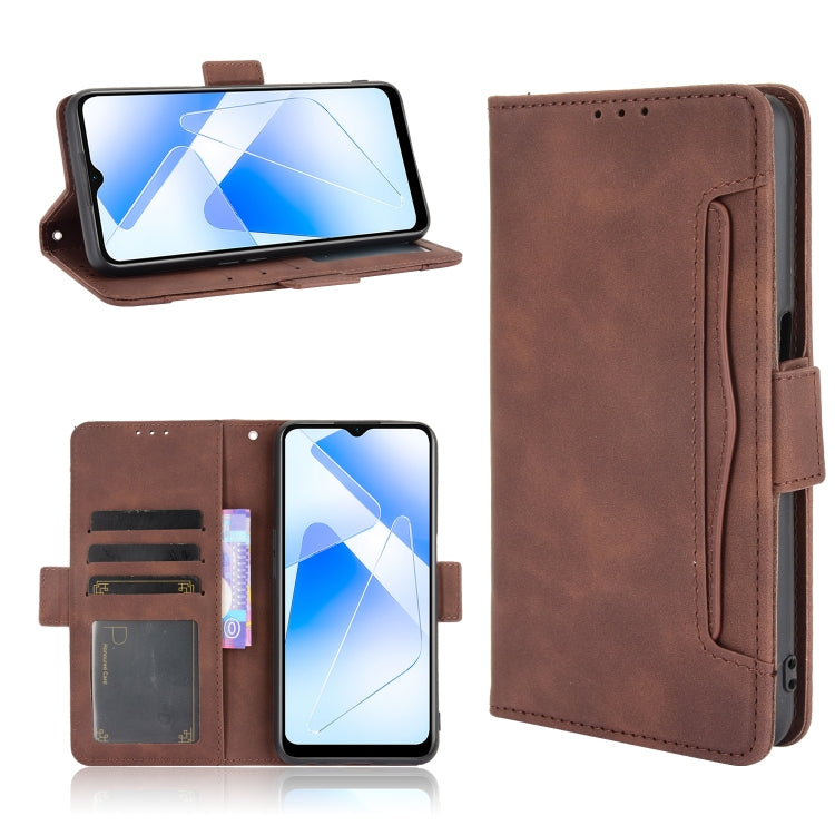 Skin Feel Calf Pattern Horizontal Flip Leather Case with Holder & Card Slots & Photo Frame — For Blackview A70 (2021)
