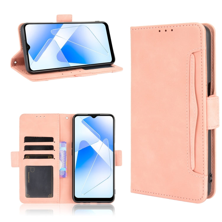 Skin Feel Calf Pattern Horizontal Flip Leather Case with Holder & Card Slots & Photo Frame — For Samsung Galaxy A22 5G