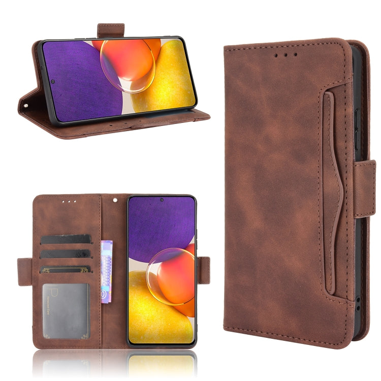 Skin Feel Calf Pattern Horizontal Flip Leather Case with Holder & Card Slots & Photo Frame