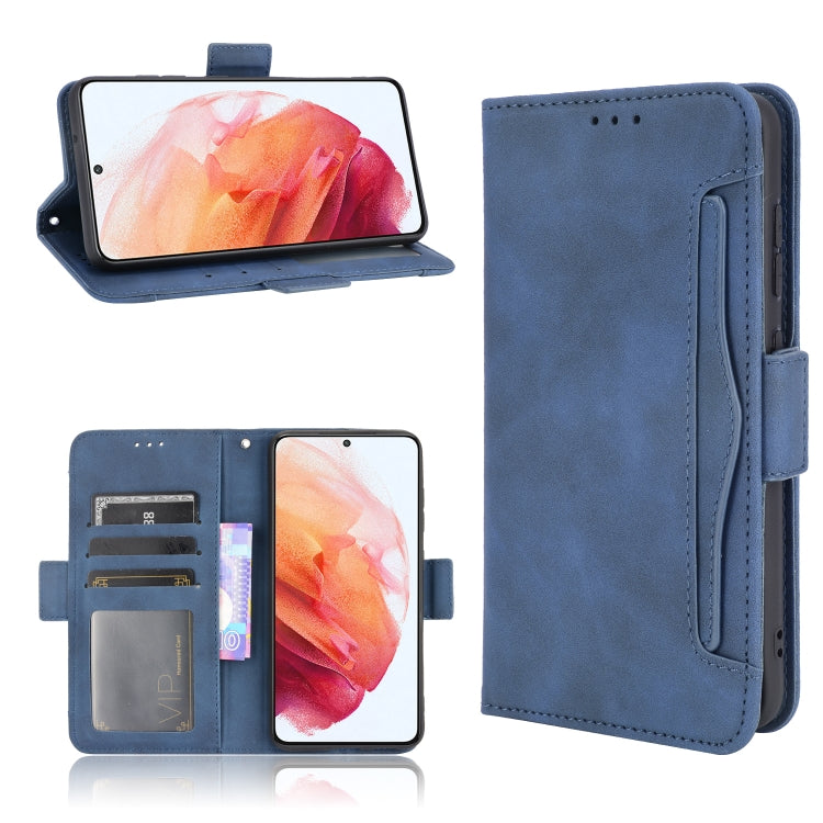 Skin Feel Calf Pattern Horizontal Flip Leather Case with Holder & Card Slots & Photo Frame