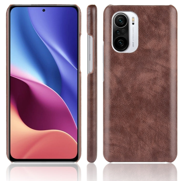 Shockproof Litchi Texture PC + PU Case, For Sharp Aquos R6 SH-51B