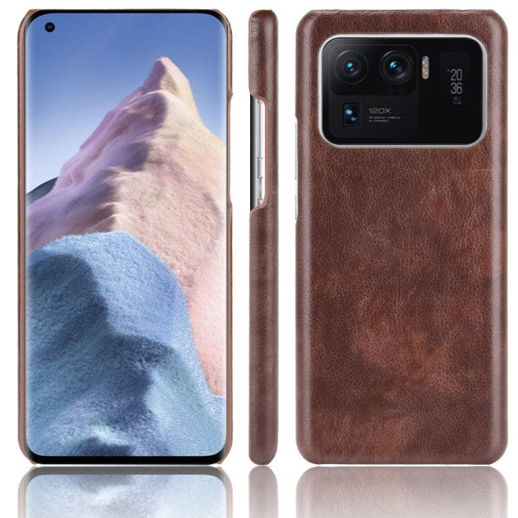 Shockproof Litchi Texture PC + PU Case, For Sharp Aquos R6 SH-51B