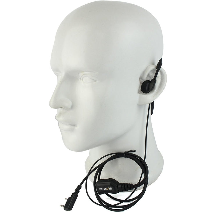 RETEVIS R-111 G Type PTT Adjustable Volume Earphone Microphone for H-777/RT-5R/RT1/RT2/RT5