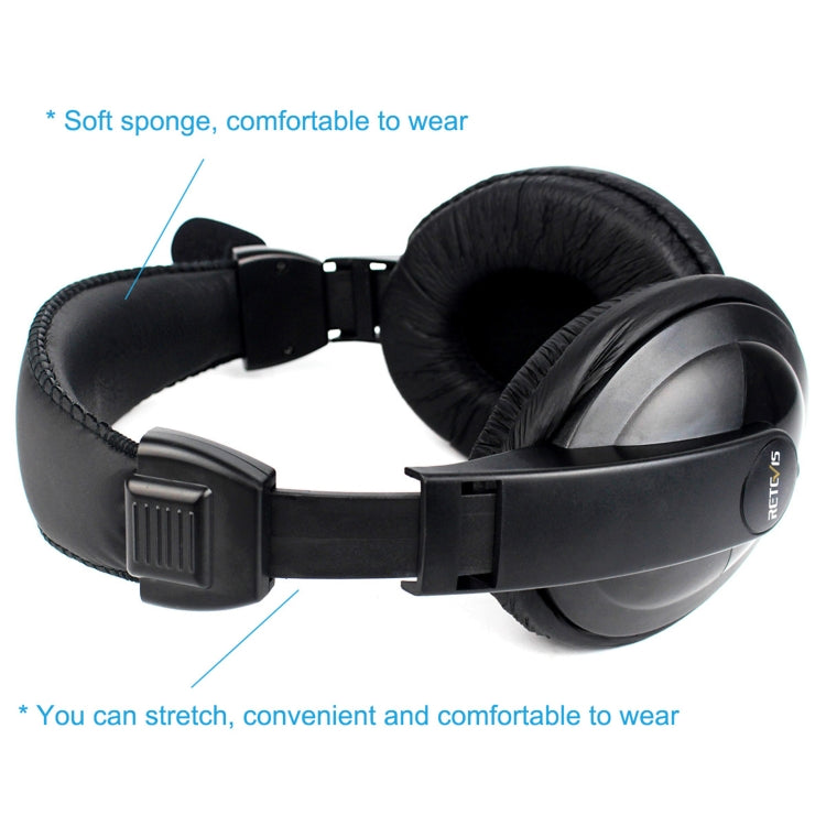 RETEVIS R-114 2 Pin K Head VOX Headset Earphone Microphone