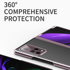 Ultra-thin Electroplated Transparent Folding Case