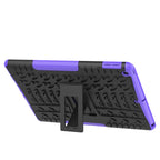 Tire Texture TPU + PC Shockproof Case with Holder — Green