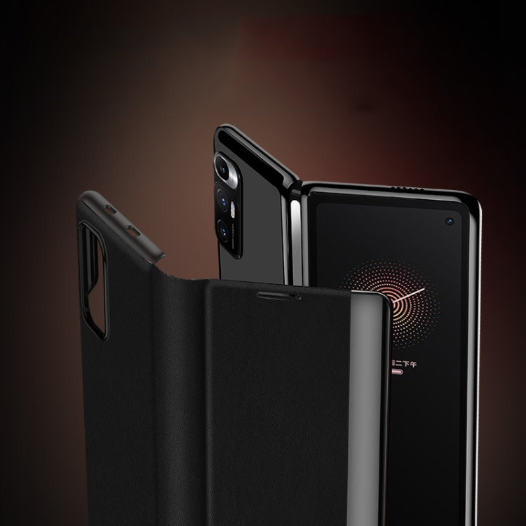 Matte First Layer Cowhide Folding Leather Case