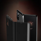 Matte First Layer Cowhide Folding Leather Case