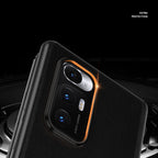 Matte First Layer Cowhide Folding Leather Case