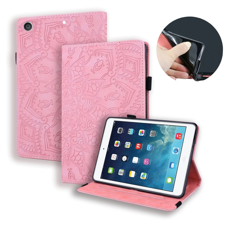 Calf Pattern Double Folding Design Embossed Leather Case with Holder & Card Slots & Pen Slot & Elastic Band — view 15