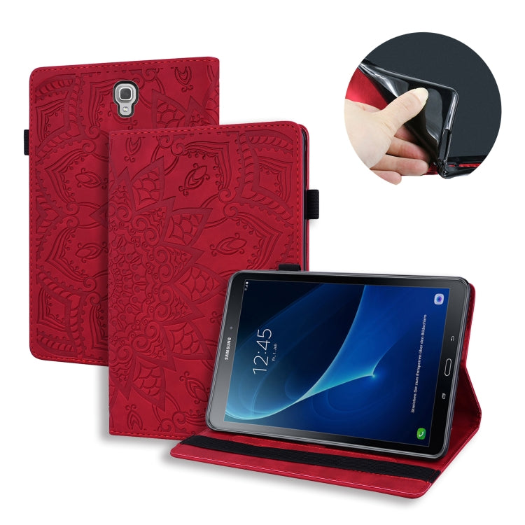 Calf Pattern Double Folding Design Embossed Leather Case with Holder & Card Slots & Pen Slot & Elastic Band — view 20