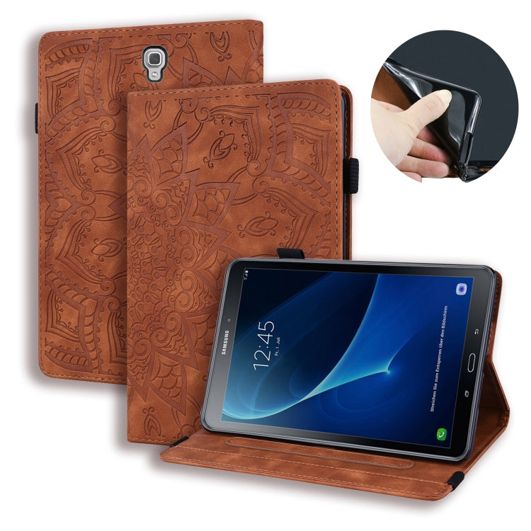 Calf Pattern Double Folding Design Embossed Leather Case with Holder & Card Slots & Pen Slot & Elastic Band — view 21