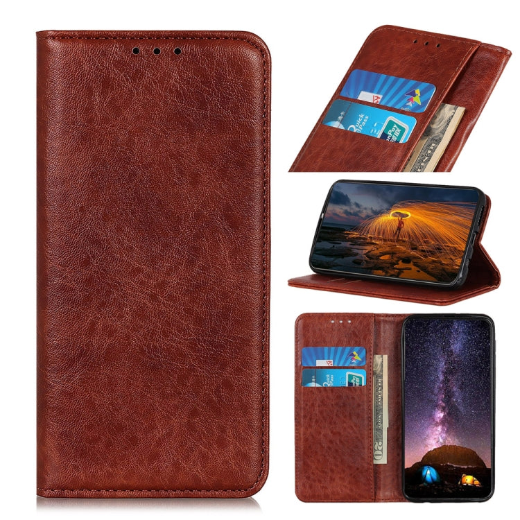 Magnetic Crazy Horse Texture Horizontal Flip Leather Case with Holder & Card Slots & Wallet, For Wiko Y62