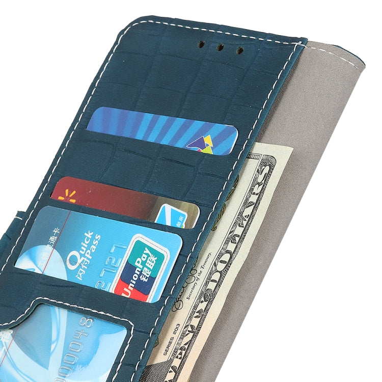Magnetic Crocodile Texture Horizontal Flip Leather Case with Holder & Card Slots & Wallet, For Wiko Y62