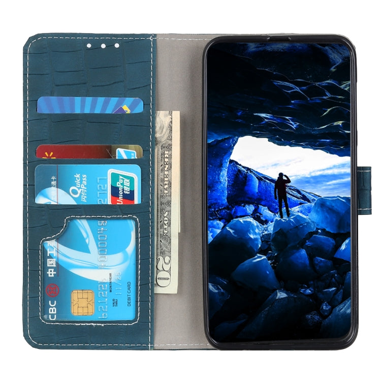 Magnetic Crocodile Texture Horizontal Flip Leather Case with Holder & Card Slots & Wallet, For Wiko Y62