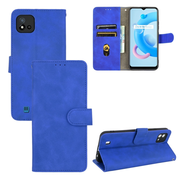 Solid Color Skin Feel Magnetic Buckle Horizontal Flip Calf Texture PU Leather Case with Holder & Card Slots & Wallet — For Asus Zenfone 8 / ZS590KS (8 Mini)