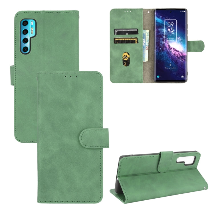Solid Color Skin Feel Magnetic Buckle Horizontal Flip Calf Texture PU Leather Case with Holder & Card Slots & Wallet — view 12