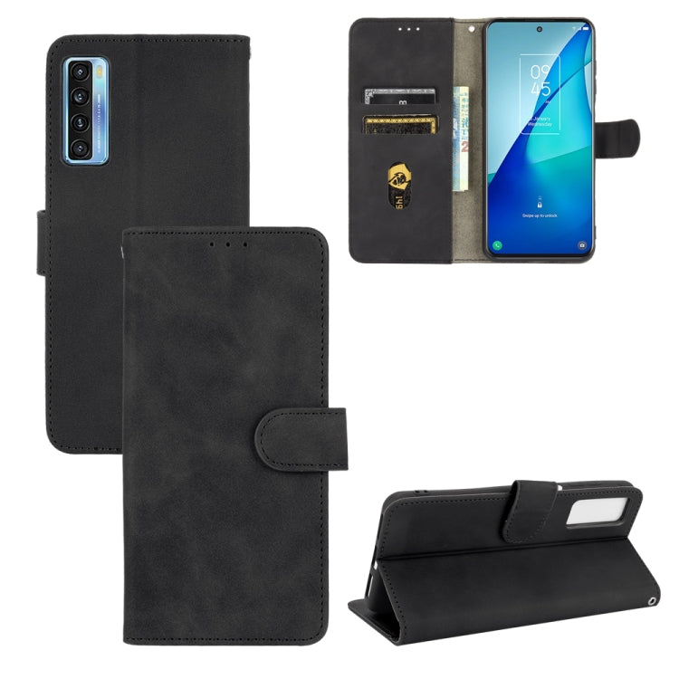 Solid Color Skin Feel Magnetic Buckle Horizontal Flip Calf Texture PU Leather Case with Holder & Card Slots & Wallet — view 15