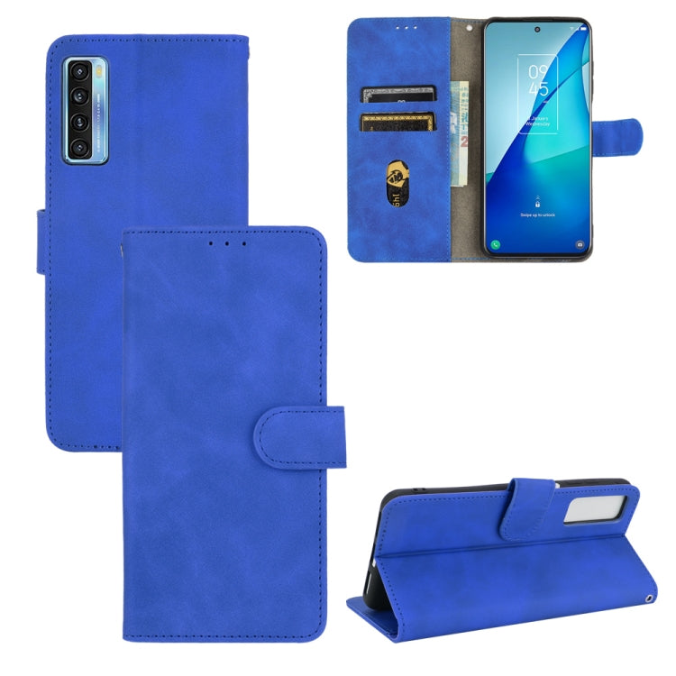 Solid Color Skin Feel Magnetic Buckle Horizontal Flip Calf Texture PU Leather Case with Holder & Card Slots & Wallet — view 16