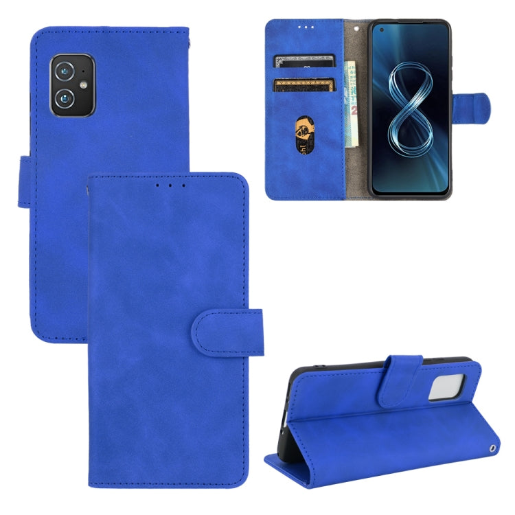 Solid Color Skin Feel Magnetic Buckle Horizontal Flip Calf Texture PU Leather Case with Holder & Card Slots & Wallet — view 26