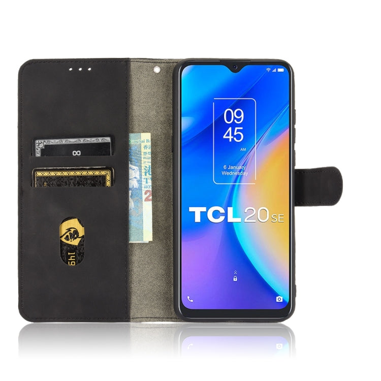 Solid Color Skin Feel Magnetic Buckle Horizontal Flip Calf Texture PU Leather Case with Holder & Card Slots & Wallet