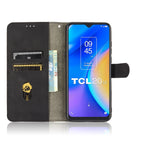 Solid Color Skin Feel Magnetic Buckle Horizontal Flip Calf Texture PU Leather Case with Holder & Card Slots & Wallet