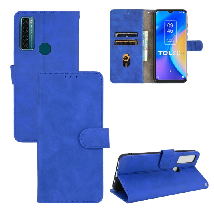 Solid Color Skin Feel Magnetic Buckle Horizontal Flip Calf Texture PU Leather Case with Holder & Card Slots & Wallet — Black