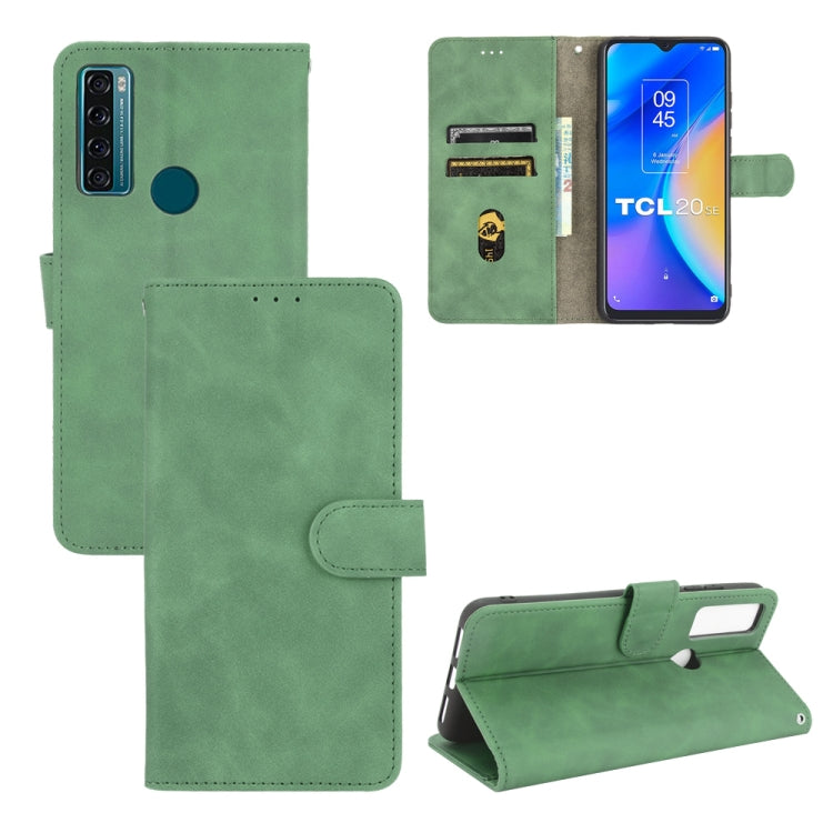Solid Color Skin Feel Magnetic Buckle Horizontal Flip Calf Texture PU Leather Case with Holder & Card Slots & Wallet — Blue