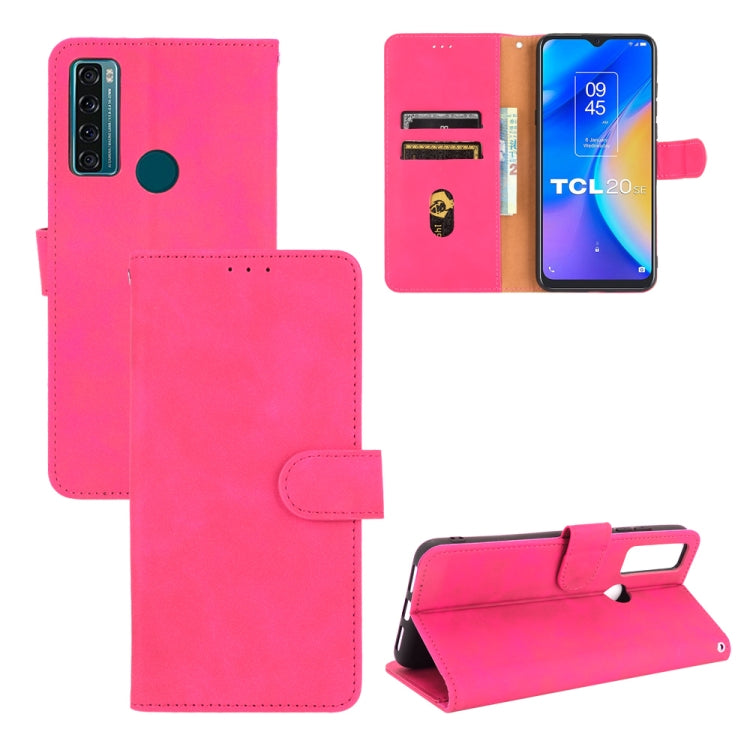 Solid Color Skin Feel Magnetic Buckle Horizontal Flip Calf Texture PU Leather Case with Holder & Card Slots & Wallet — Green
