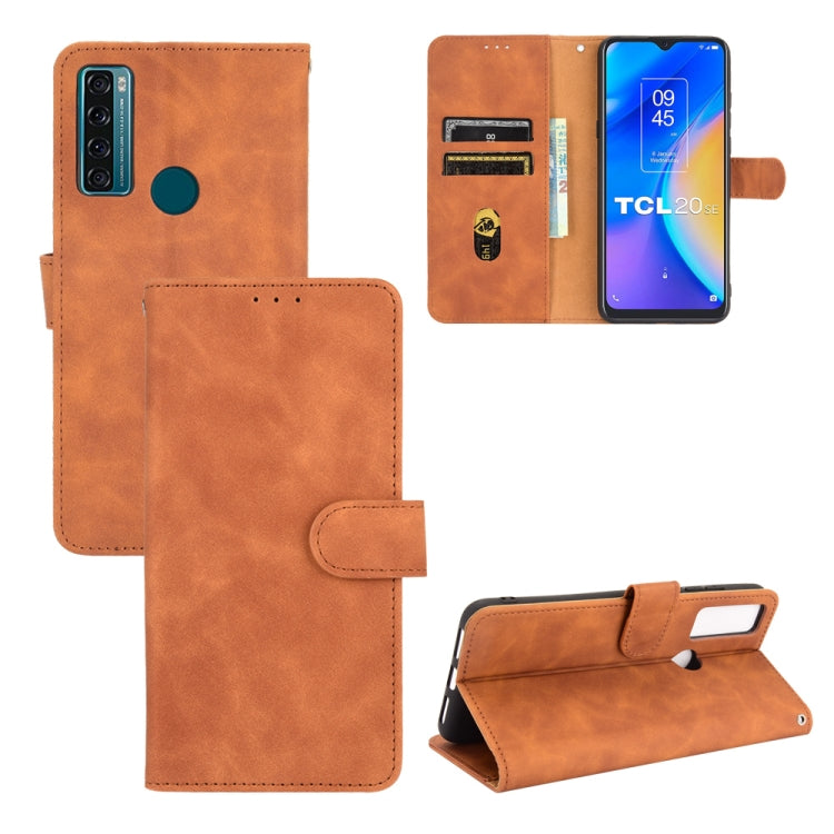 Solid Color Skin Feel Magnetic Buckle Horizontal Flip Calf Texture PU Leather Case with Holder & Card Slots & Wallet — Rose Red