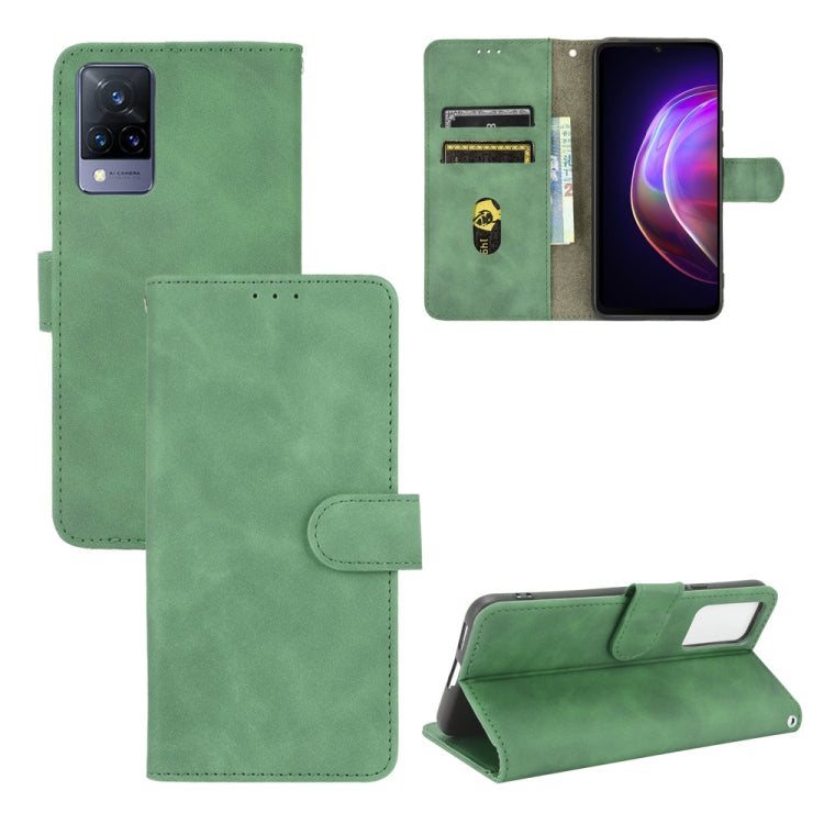Solid Color Skin Feel Magnetic Buckle Horizontal Flip Calf Texture PU Leather Case with Holder & Card Slots & Wallet — view 12