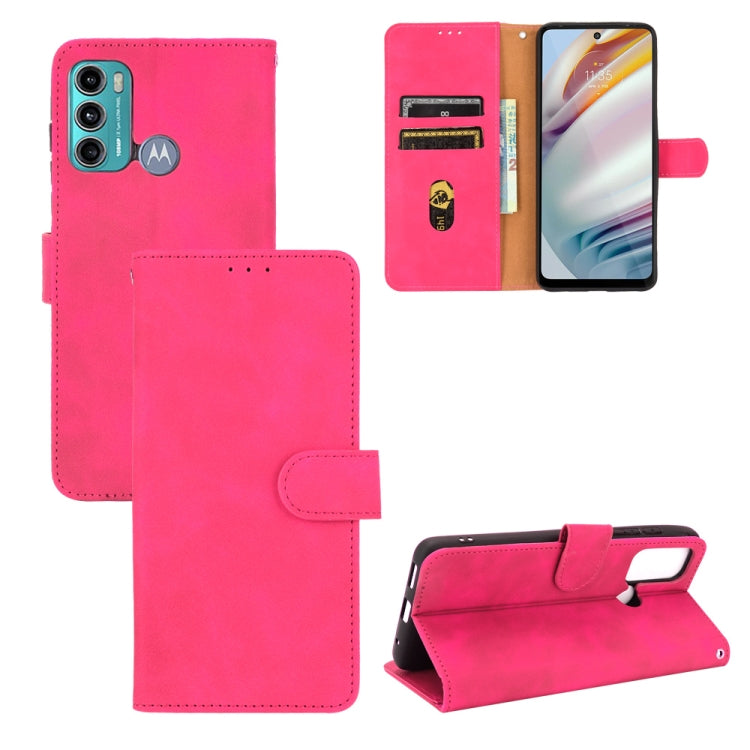 Solid Color Skin Feel Magnetic Buckle Horizontal Flip Calf Texture PU Leather Case with Holder & Card Slots & Wallet — view 23