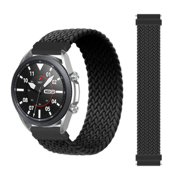 For Samsung Galaxy Watch 46mm Adjustable Nylon Braided Elasticity Replacement Strap Watchband