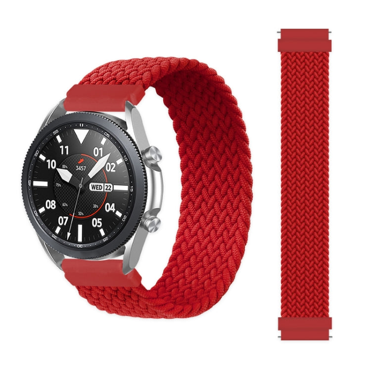 For Samsung Galaxy Watch 46mm Adjustable Nylon Braided Elasticity Replacement Strap Watchband
