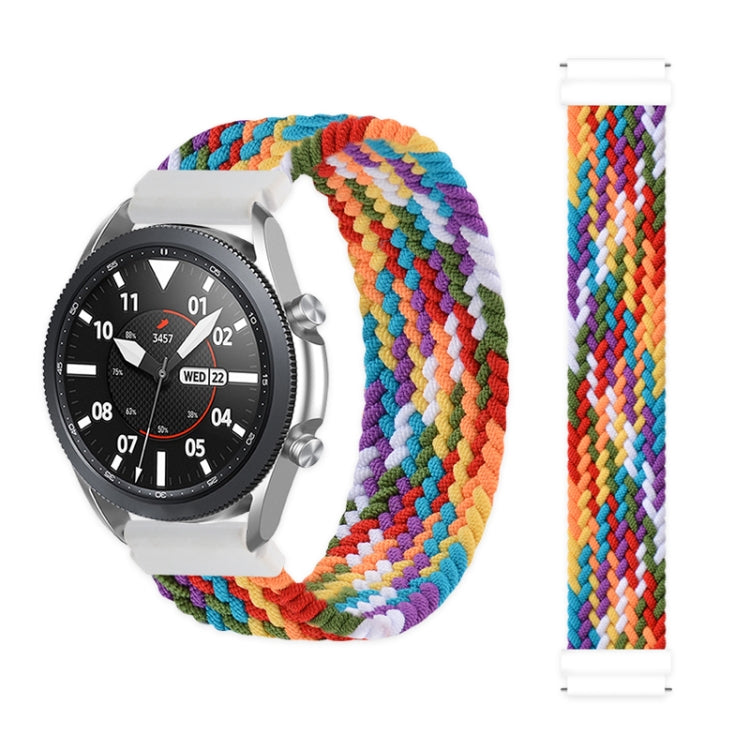 For Samsung Galaxy Watch 3 41mm Adjustable Nylon Braided Elasticity Replacement Strap Watchband