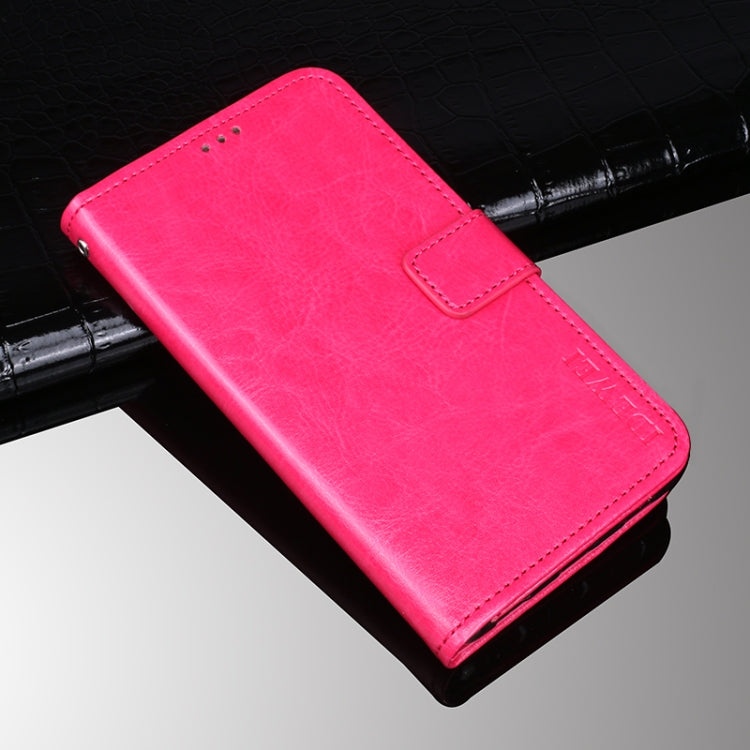 idewei Crazy Horse Texture Horizontal Flip Leather Case with Holder & Card Slots & Wallet
