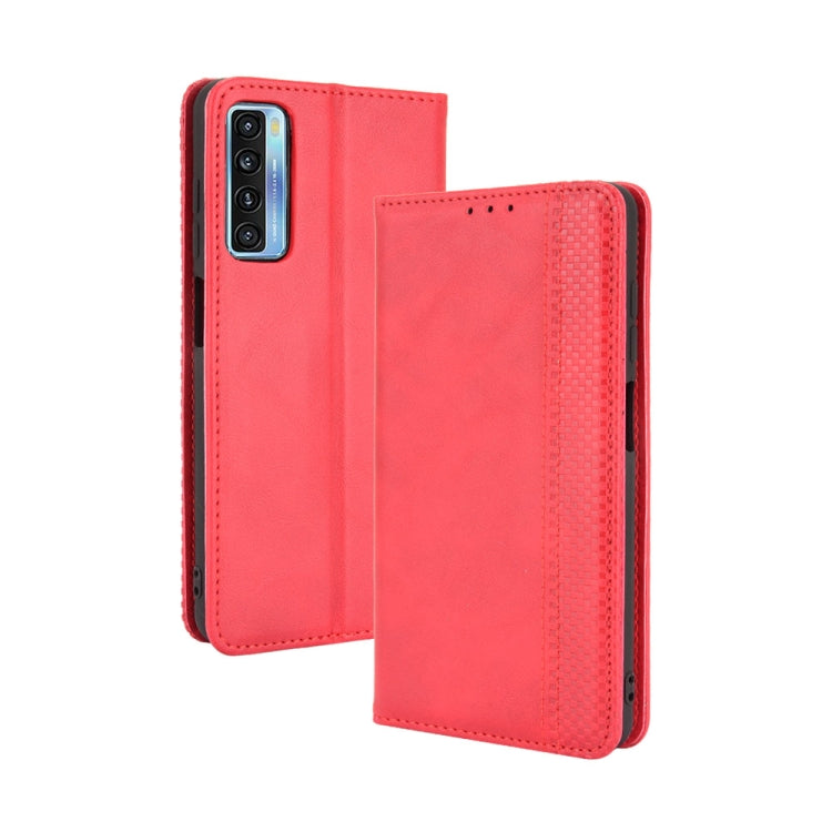 Magnetic Buckle Retro Crazy Horse Texture Horizontal Flip Leather Case with Holder & Card Slots & Photo Frame — view 17