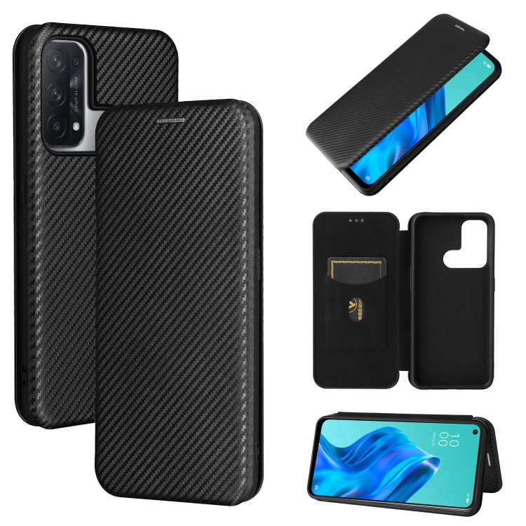 Carbon Fiber Texture Magnetic Horizontal Flip TPU + PC + PU Leather Case with Card Slot — view 20