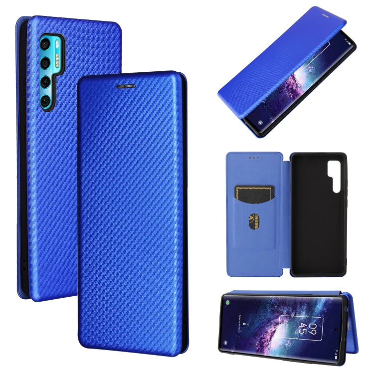 Carbon Fiber Texture Magnetic Horizontal Flip TPU + PC + PU Leather Case with Card Slot — view 24