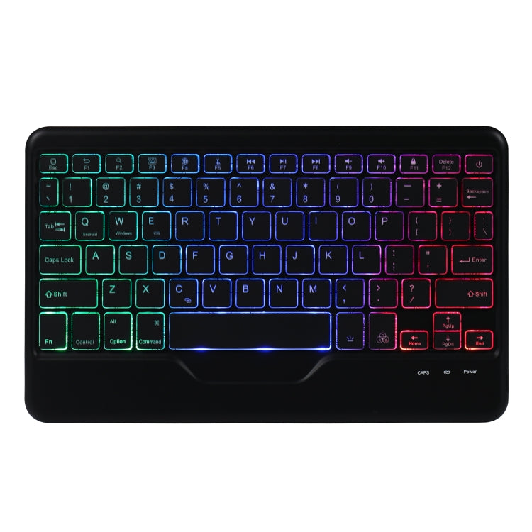B011S Splittable Backlight Bluetooth Keyboard Leather Case with Triangle Holder & Pen Slot