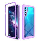 Starry Sky Solid Color Series Shockproof PC + TPU Case, For Motorola Moto E7 Power